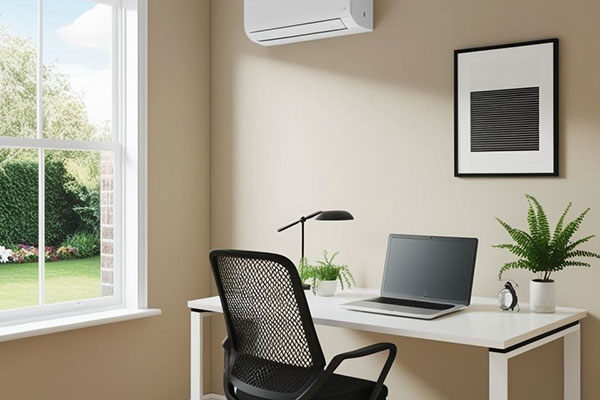 Air conditioning unit in home office