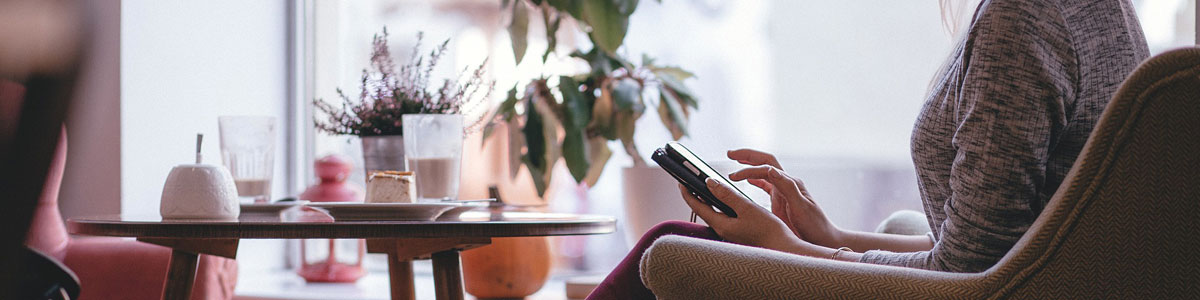 Woman using mobile phone