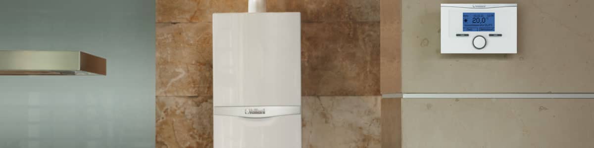 Vaillant gas boiler in kitchen in Mold