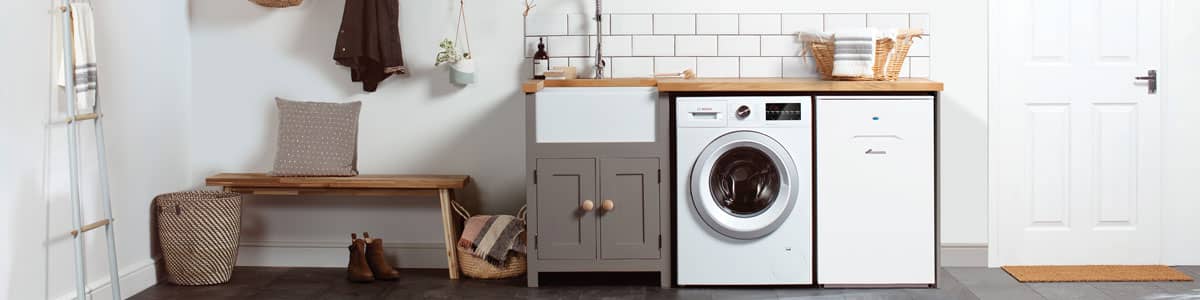 Worcester Bosch Oil Boiler in kitchen